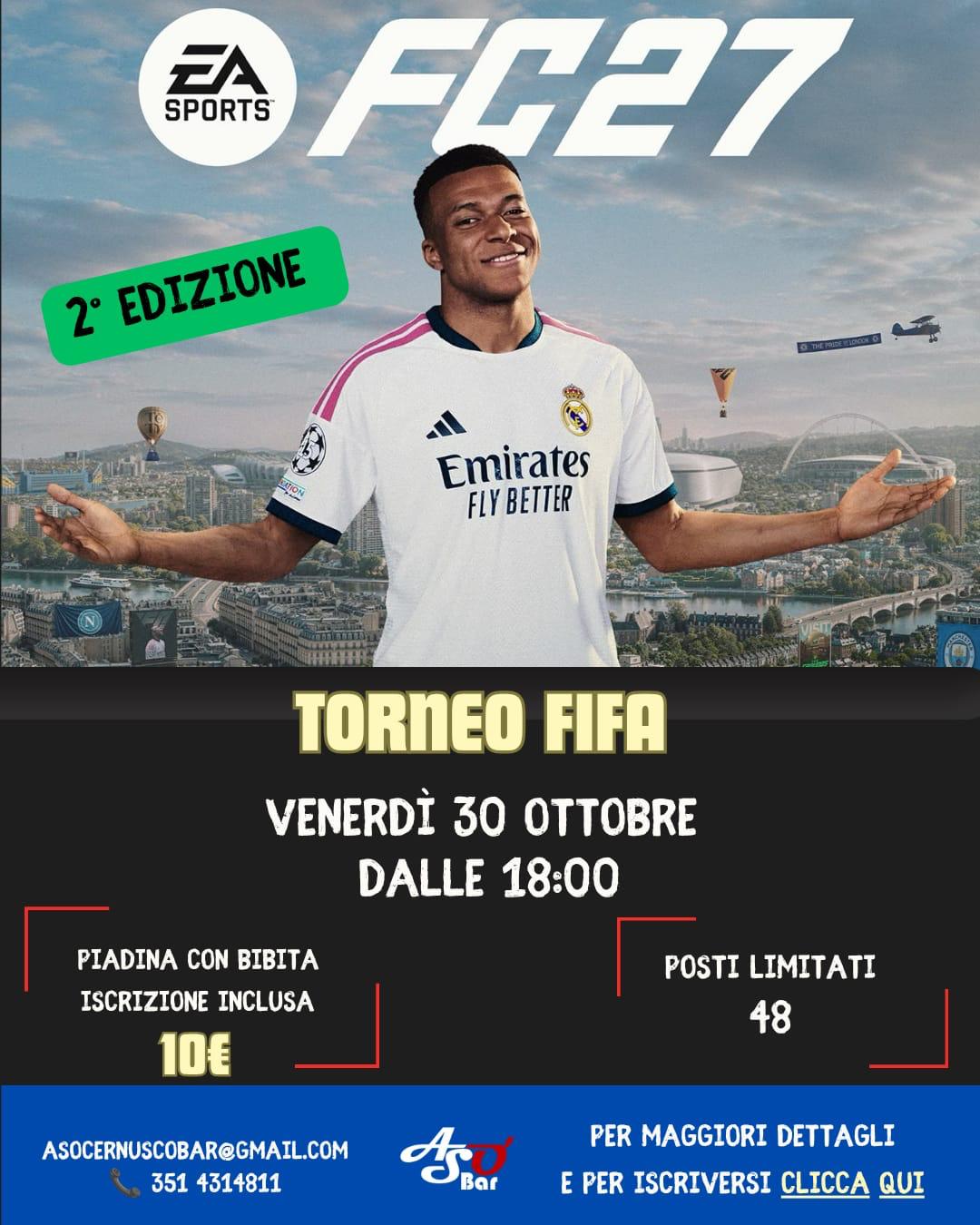 Locandina Torneo FIFA