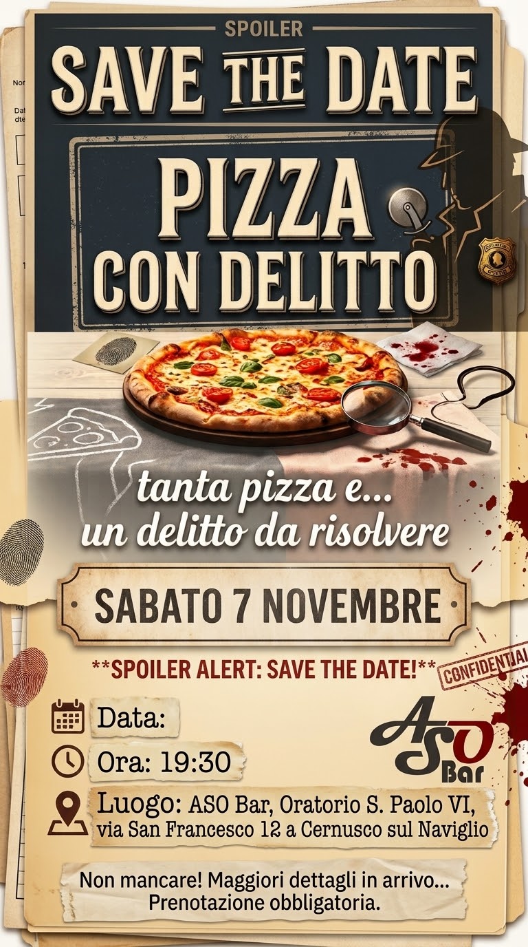 Locandina Pizza con delitto